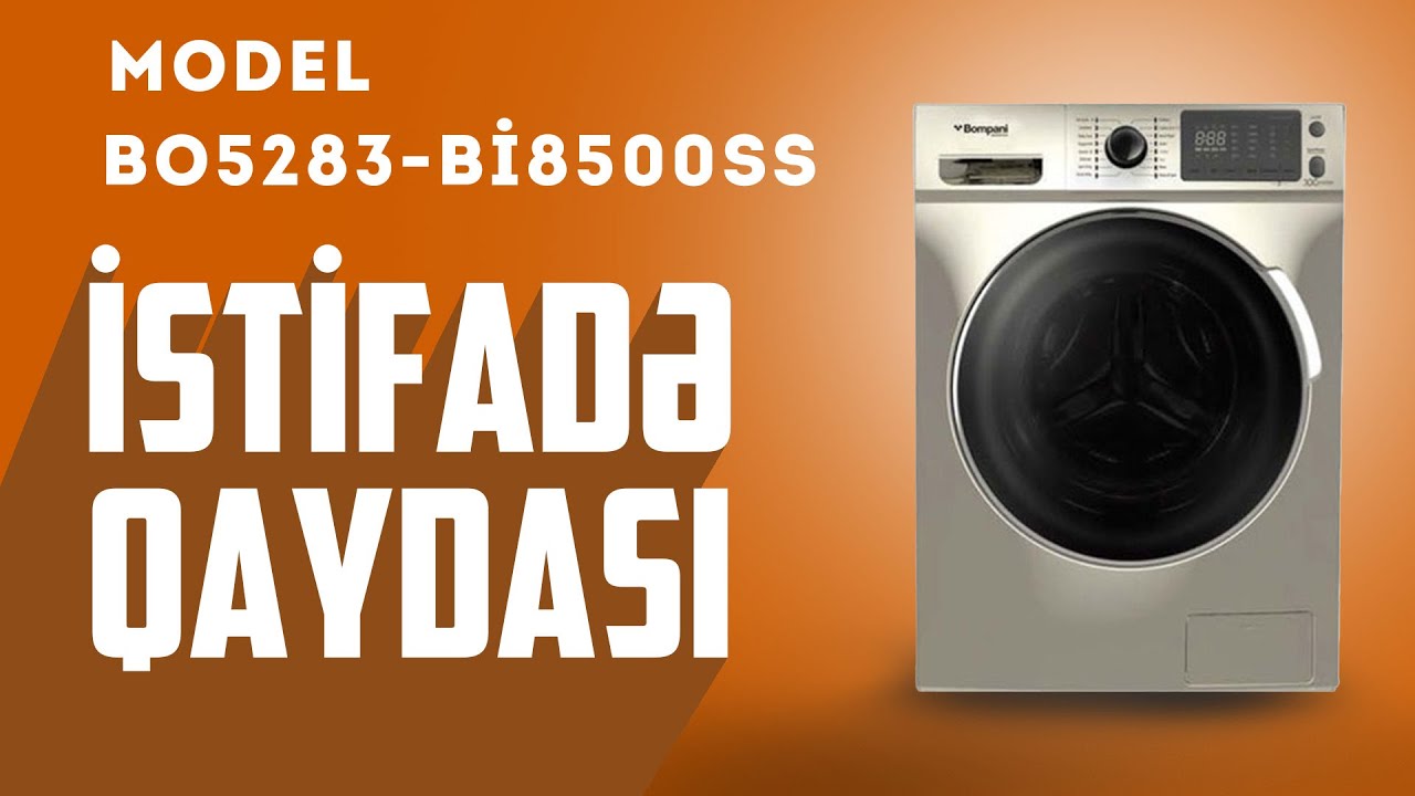 Bompani BO5283-Bİ850SS model paltaryuyanın istifadə qaydası