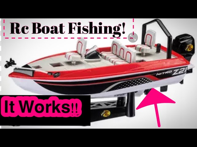 WE BOUGHT A 2022 NEW BOAT (and went RC boat Fishing with it!) it catches  fish! Remote Control Boat 