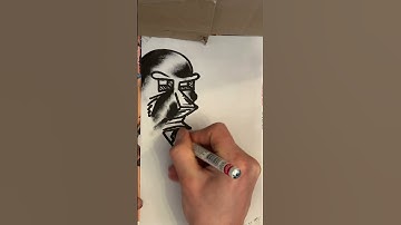 Space invader #graffiti #envelope art