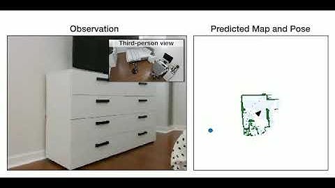Active Neural SLAM: Exploration in  Real World (Bedroom)
