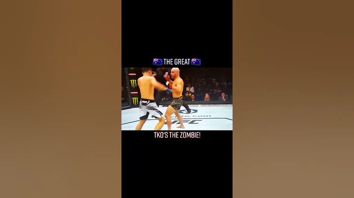 Dominance of Alexander Volkanovski over the zombie. - @slimracket#Shorts