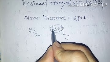 Residual Entropy & g-factors ( frequency) :Dec 2017