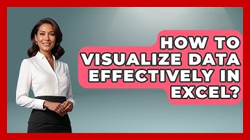 How To Visualize Data Effectively In Excel? - Docs and Sheets Pro