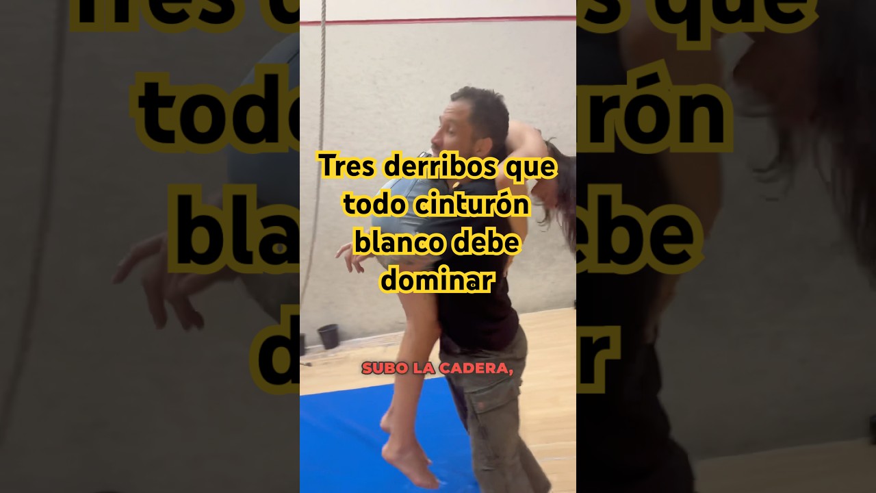3 derribos que todo cinturón blanco debe practicar desde el primer día. 🥋 