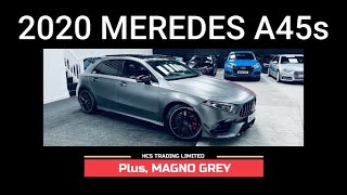 #mercedes A Class 2.0 #a45  #amg  S Plus 8G-DCT 4MATIC+ Euro 6 5dr MAGNO GREY RED/BLACK LEATHER