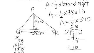 5th Grade Math in Focus: 6.3 - Finding the Area of a Triangle