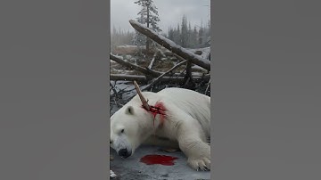 Brave Young Woman Rescues Injured Polar Bear | Wildlife Rescue Story | Polar Bear Saving #polarbear
