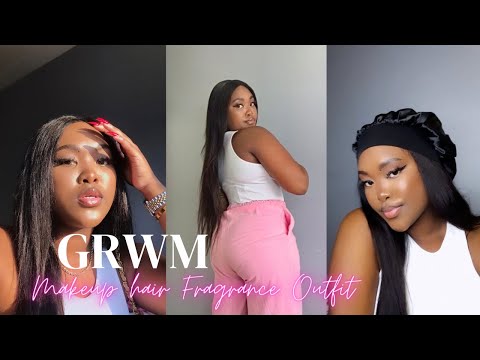 GRWM: Makeup, Hair ,Fragrance & OOTD