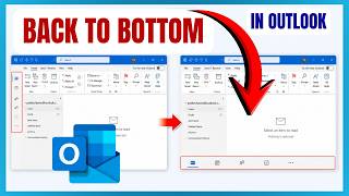 How to Move the Navigation Bar Back to the Bottom in Outlook | Easy Fix