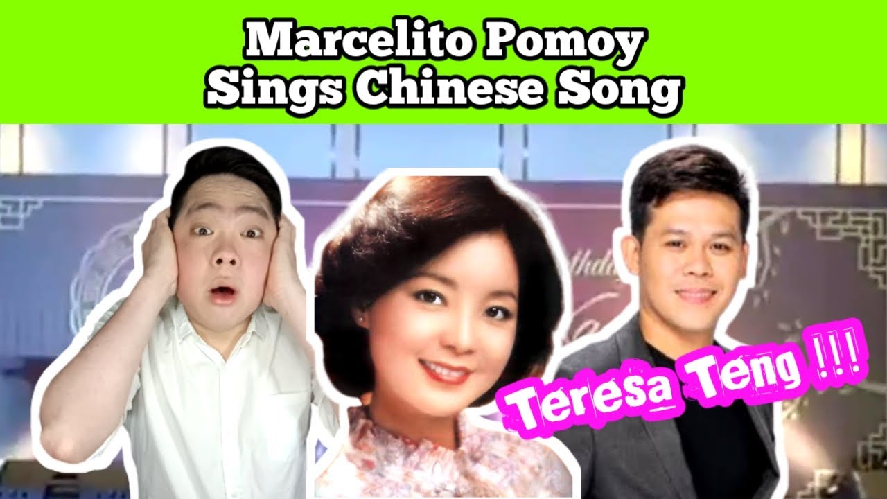 Reacts to MARCELITO POMOY - Sings Chinese Song (Teresa Teng)
