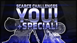 Scarce Challenges YOU! #34 - SPECIAL! BO2 & MW2 Trickshots! - Obey Scarce