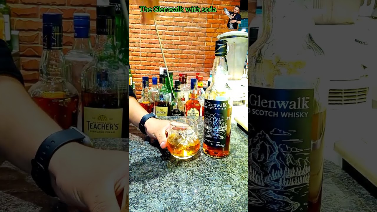 The Glenwalk whisky with soda 