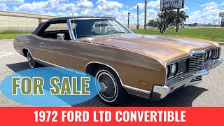 1972 Ford LTD Convertible ** FOR SALE ** #usa #ford #classiccars