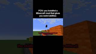 Full video: I Gave myself weird abilities in Minecraft #java #minecraft #minecraftjavaedition