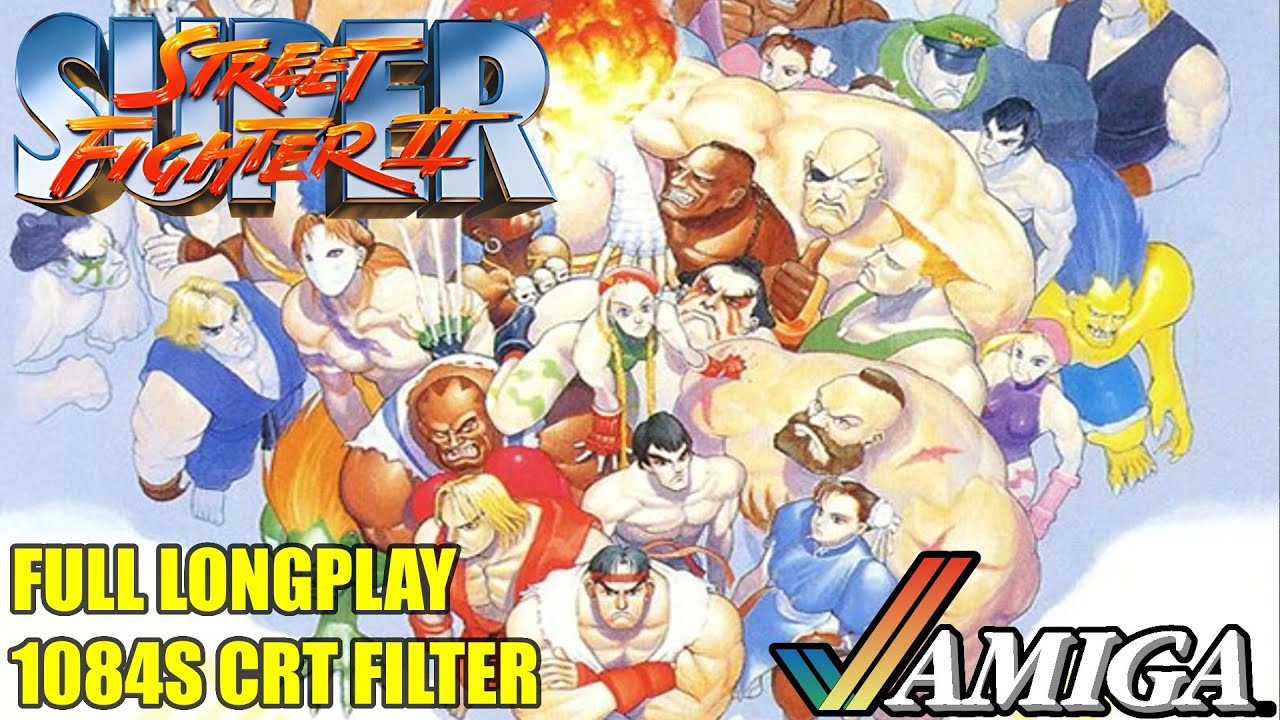 Super Street Fighter 2 AGA Longplay - Commodore Amiga - 1084s CRT Filter