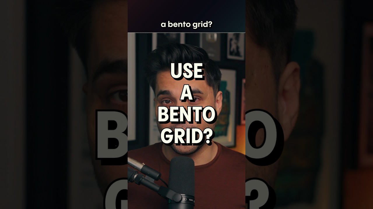 Should websites use BENTO GRIDS?