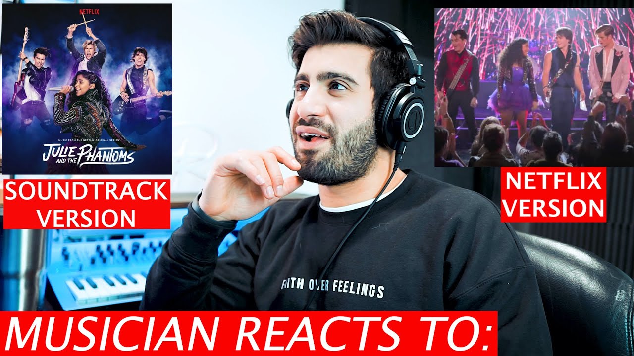 Stand Tall - (Netflix vs Soundtrack) - Musician's Reaction - Julie and The Phantoms