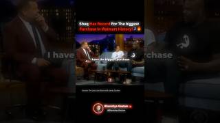 Shaq Has Record For The Biggest Purchase In Walmart History! 🤝🤑🔥 #rich #money #usa #podcast #shorts