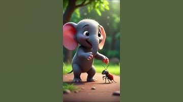 #video chinti aur hathi cartoon video #cartoon #animation #trending