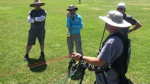 How to reverse launch a paramotor