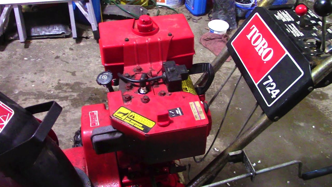 Fixing The Free Toro 724 Snowblower - YouTube