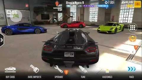 You can upgrade shaxs agera r