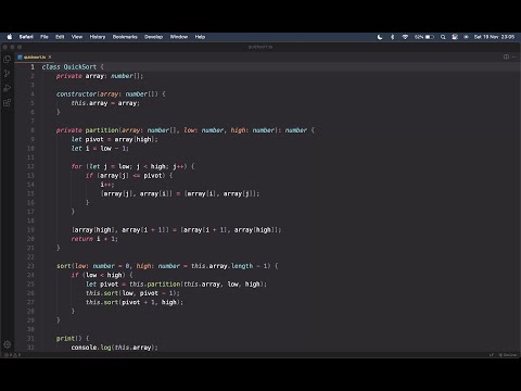Quick Sort implementation