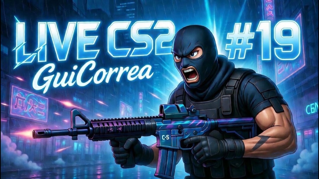 CS2 AO VIVO- SUBINDO O RANK PREMIER - Vem pro drama🔥 - YouTube