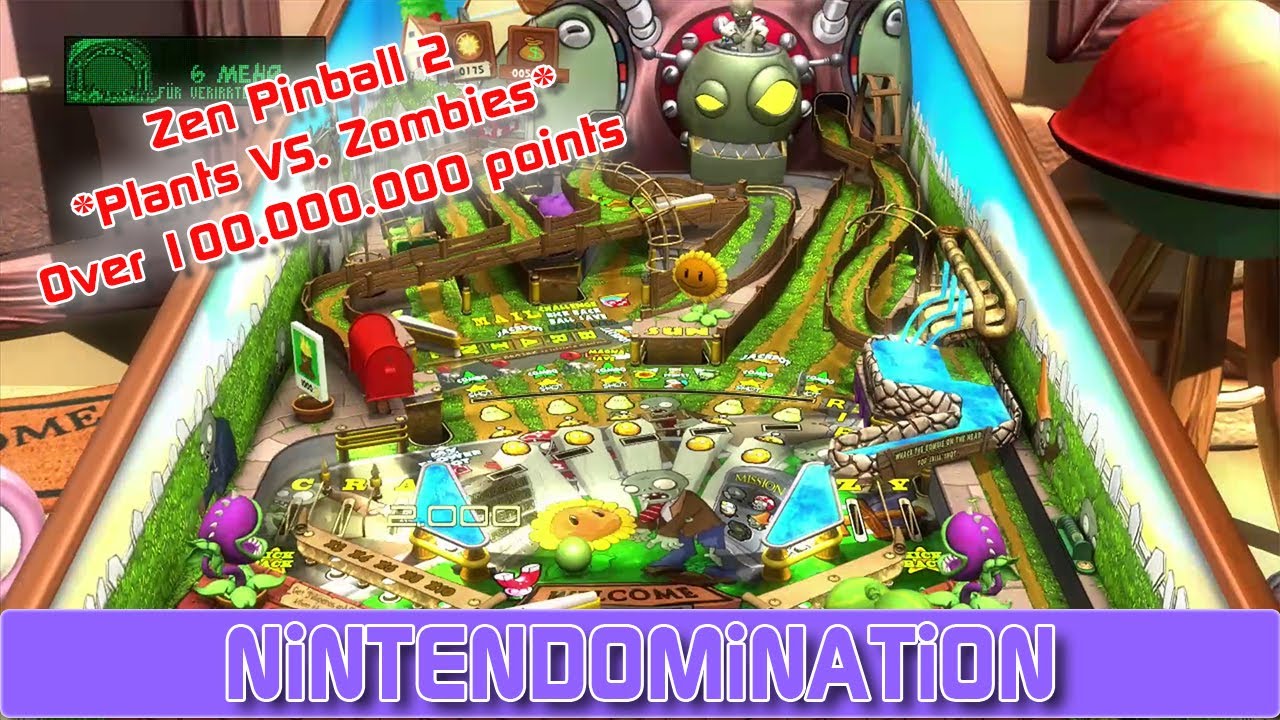 Zen Pinball 2 *Plants VS. Zombies* Over 100.000.000 points YouTube