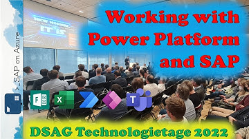 Working with Power Platform and SAP - demo at DSAG Technologietage 2022