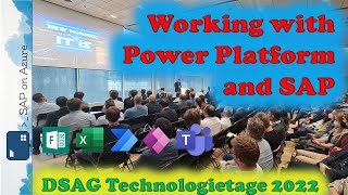 Working with Power Platform and SAP - demo at DSAG Technologietage 2022