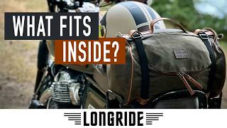 Find The Right Tail Bag For Your Classic Motorcycle: Small Vs Large Traveler.