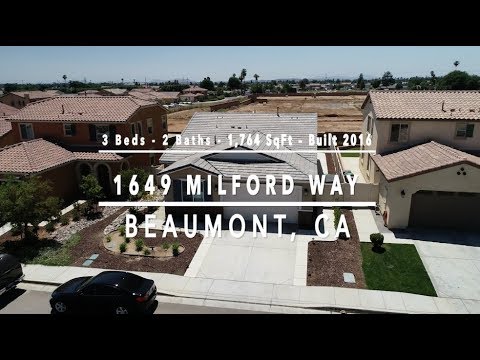 1649 Milford Way, Beaumont, CA home video tour