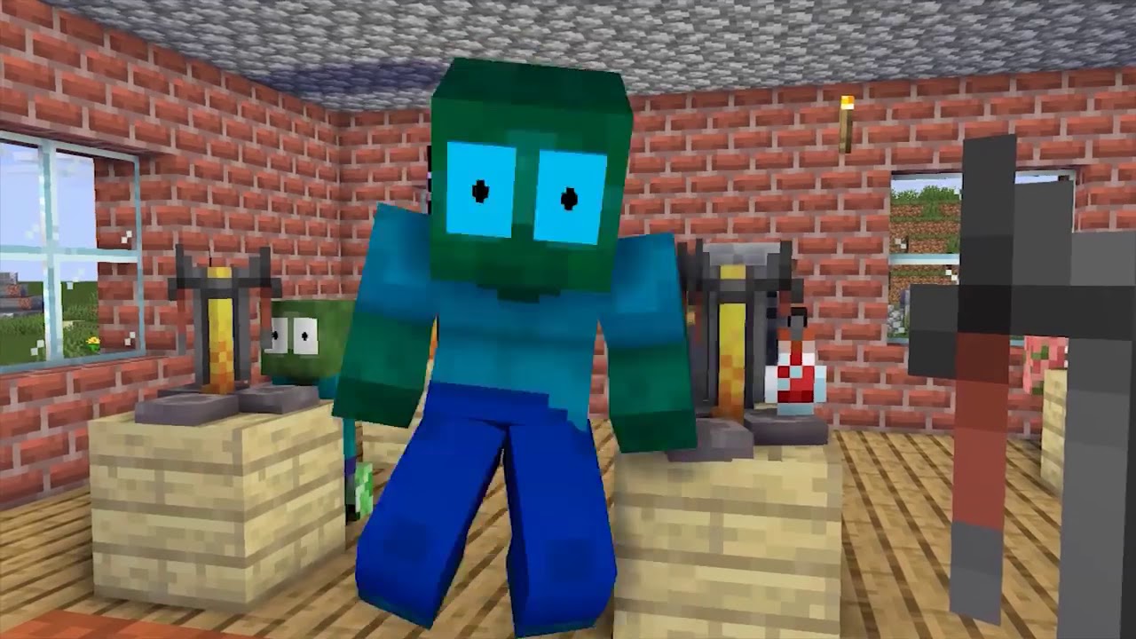 Monster School Herobrine Became Villain Evil Part 2 Rip Minecraft 