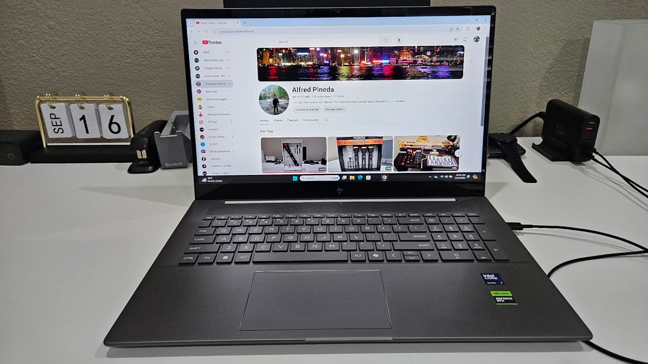 美品【最新Win11＆Office2024】HP ENVY17-j100 HP Envy 17 (2024) - YouTube