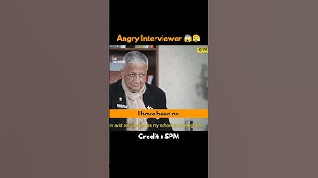 Very Angry Interviewer 😱 UPSC Interview | UPSC Exam
