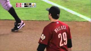 Wallace's tough grab