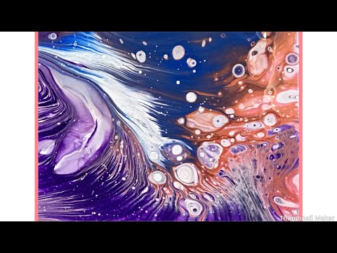 Acrylic Pouring with Floetrol Recipe Included Fluid Art with JMoPainting 