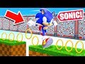 100 STAGE *SONIC THE HEDGHOG* DEATH RUN! in FORTNITE