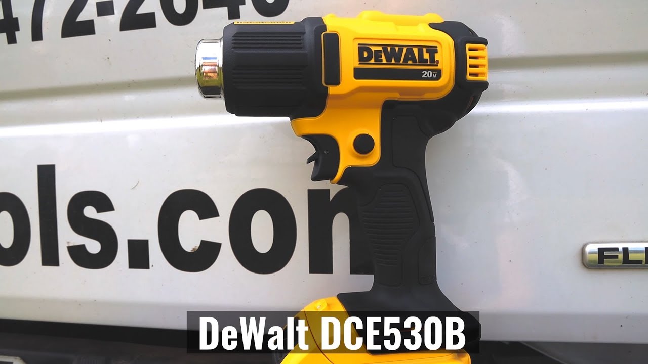 DEWALT 20V MAX Cordless Heat Gun, Tool Only with 20V MAX Battery Pack with  Charger, 3-Ah (DCE530B & DCB230C)