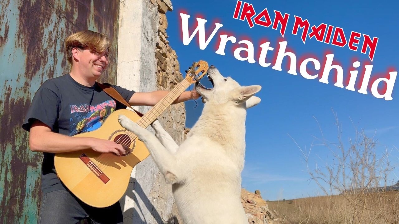 Iron Maiden - Wrathchild (акустическая версия) | Гитарный кавер от Томаса Цвейсена | Nylon Maiden