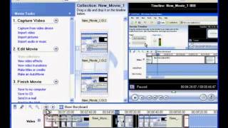 Editing a spoken tutorial using Movie Maker - Gujarati screenshot 1