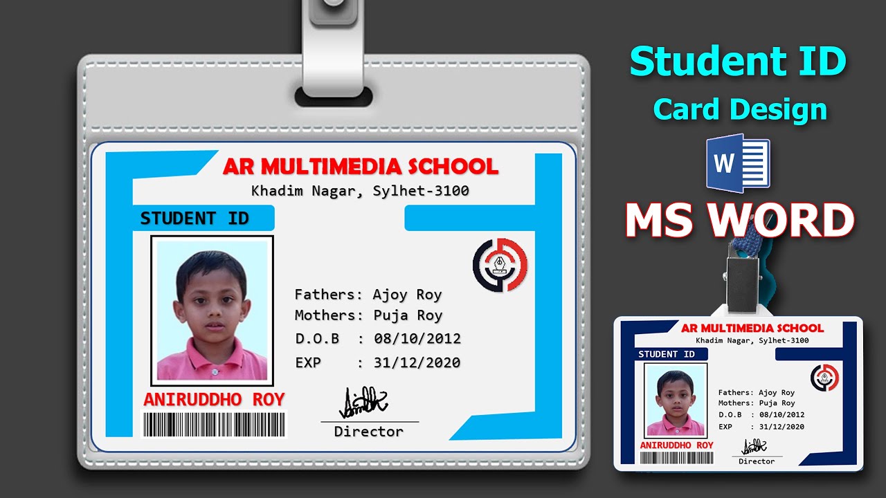 School ID Card Format