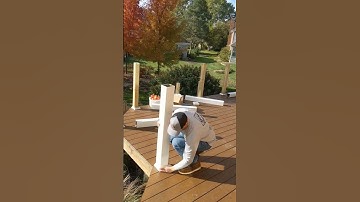 Installing Composite railings | Trex composite post sleeves #revive #tips #shorts