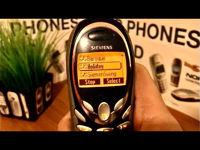 Siemens A55 ringtones 🎵 - by Old Phones World class=