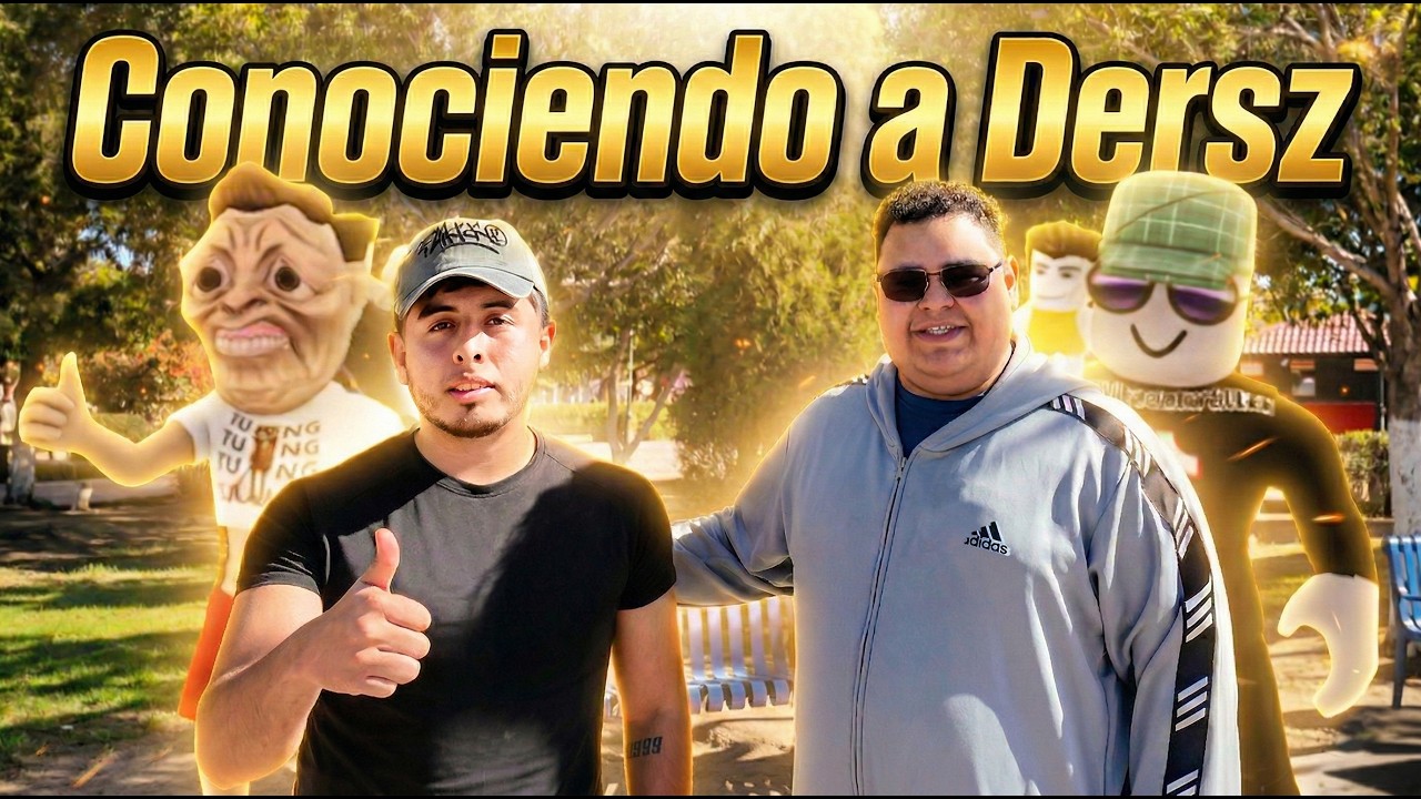 CONOZCO a  MI MEJOR AMIGO de  ROBLOX en la VIDA REAL 😨