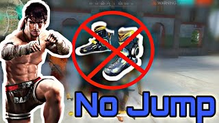 EXCLUSIVE JUMP ||FREE FIRE ||But I can't Jump Free Fire No Jumping Challenge