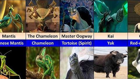 Kung Fu Panda Characters In Real Life (2024)