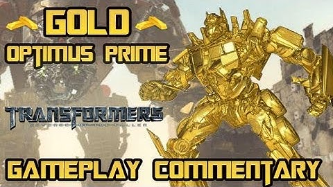 Transformers Revenge Of The Fallen - Gold Optimus Prime Multiplayer Gameplay Commentary w/ TheTurtleOfDoom