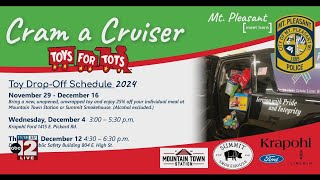 Mount Pleasant police collecting Toys for Tots donations